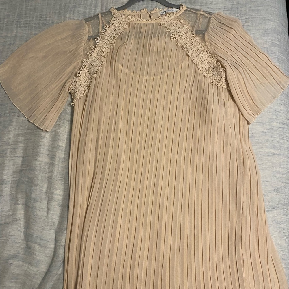 Elegant Pleated Zara Dress